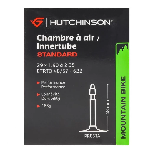 HUTCHINSON CHAMBRE A AIR STANDARD 29 X1,90/2,35 PRESTA 3 HUTCHINSON CHAMBRE A AIR STANDARD 29 X1,90/2,35 PRESTA