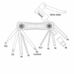 CHULLANKA COMPLETE TOOL 11 FONCTIONS -Promos Pièces détachées Boutique ab80e8264f9419aa316ba0ec2209