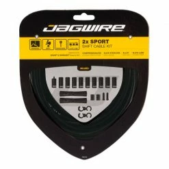 JAGWIRE KIT CABLES ET GAINE DERAILLEUR SPORT BLACK