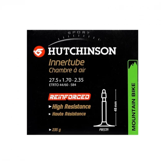 HUTCHINSON CHAMBRE A AIR 27,5X1,70/2,35 PRESTA RENFORCEE 3 HUTCHINSON CHAMBRE A AIR 27,5X1,70/2,35 PRESTA RENFORCEE